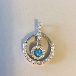 Silver Opal Pendant 925